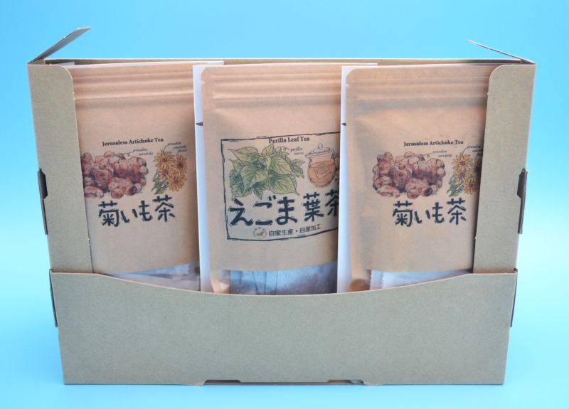 日々の健康茶セット〜菊いも茶・えごま葉茶〜